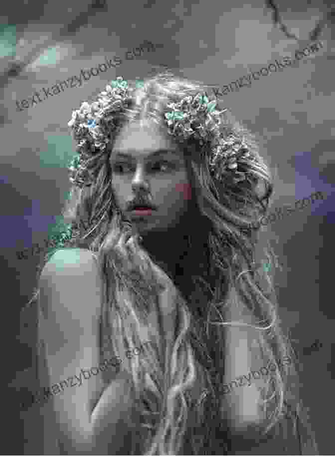 A Beautiful Woman With Long Flowing Hair, Surrounded By A Mystical Forest Of Myth And Magic ME Brines