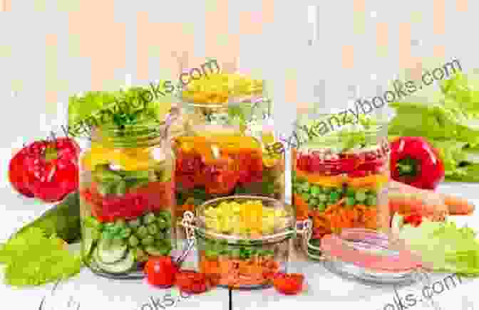 A Close Up Of A Row Of Colorful Glass Canning Jars Filled With Freshly Preserved Fruits And Vegetables, Highlighting The Vibrant Hues And Crisp Textures Of The Preserved Produce. Guide To Dehydrating Food With Cosori Dehydrator: Preserve Favorite Vegetables Fruits And More