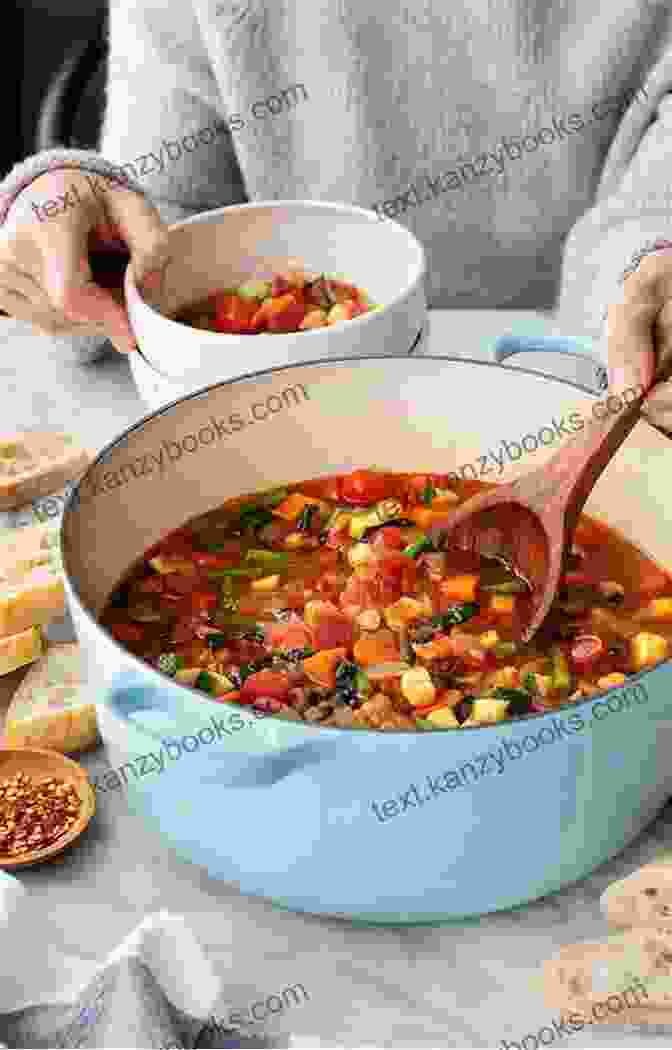 A Photograph Of A Chef Carefully Arranging Ingredients For A Vegetable Soup One Thousand Simple Soups (Illustrated)