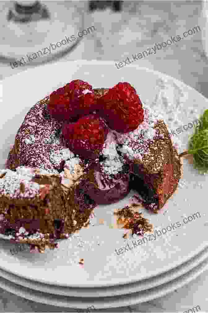 Decadent Chocolate Lava Cake With Berries The Complete Air Fryer Cookbook: Quick Easy And Affordable Air Fried Recipes For Smart People On A Budget