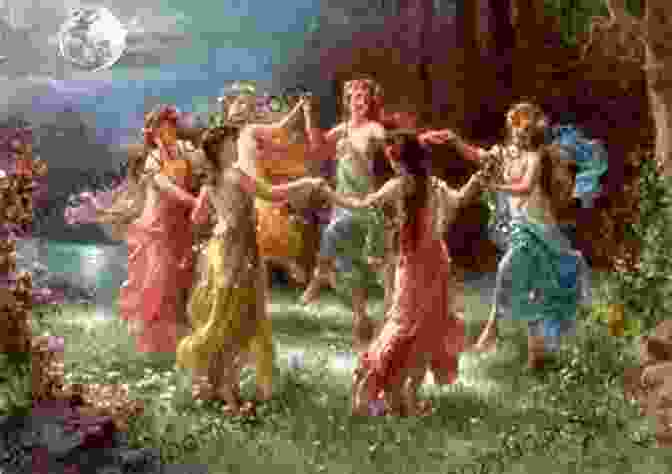 Fairies Dancing In A Moonlit Circle, Their Ethereal Movements Creating A Sense Of Enchantment And Mystery, Symbolizing The Harmonious Connection Between Fairies And The Natural World. Pagan Portals Fairy Queens: Meeting The Queens Of The Otherworld