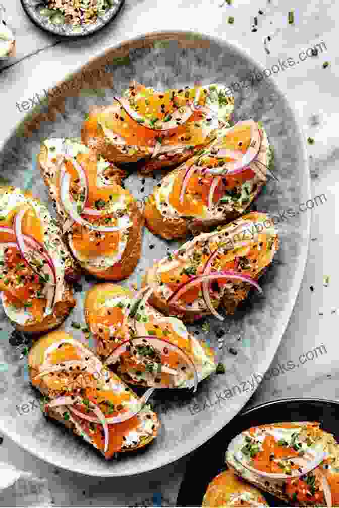 Smoked Salmon Crostini On A Plate Fish Recipes: A Collection Of Fish Recipes That Will Surely Make A Splash At The Dinner Table (Quick Easy Recipes)