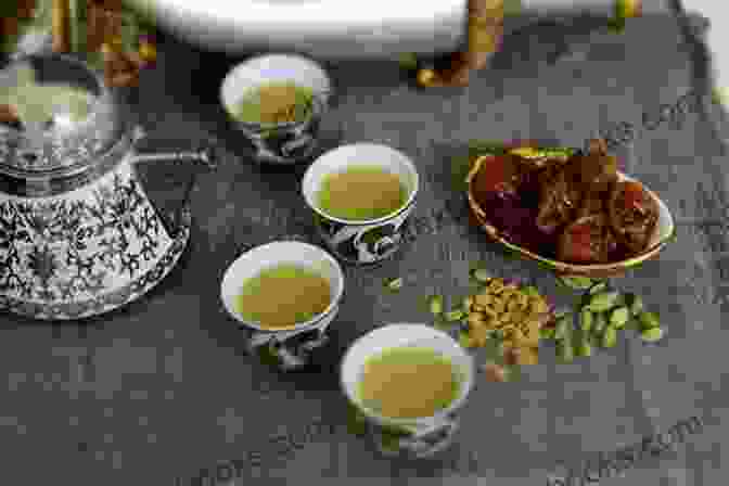 Traditional Arabic Coffee Served With A Selection Of Middle Eastern Sweets Sweets Desserts From The Middle East